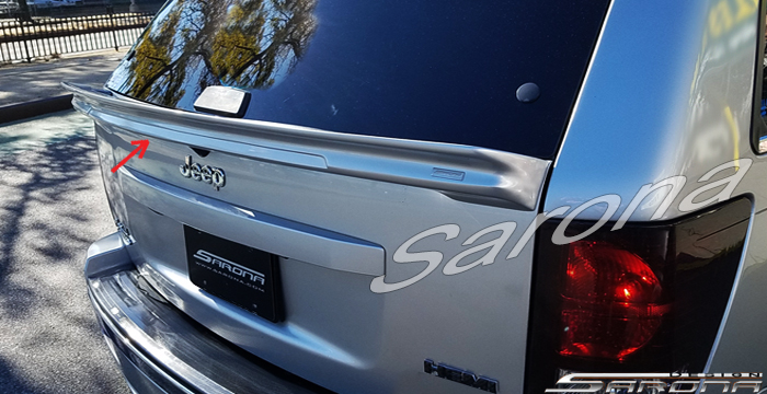 Custom Jeep Grand Cherokee  SUV/SAV/Crossover Trunk Wing (2005 - 2010) - $349.00 (Part #JP-013-TW)